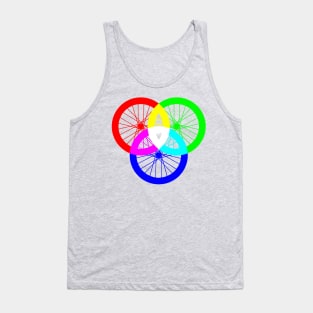 Color Wheel - RGBicycle - Colour Wheel Cycling Tank Top